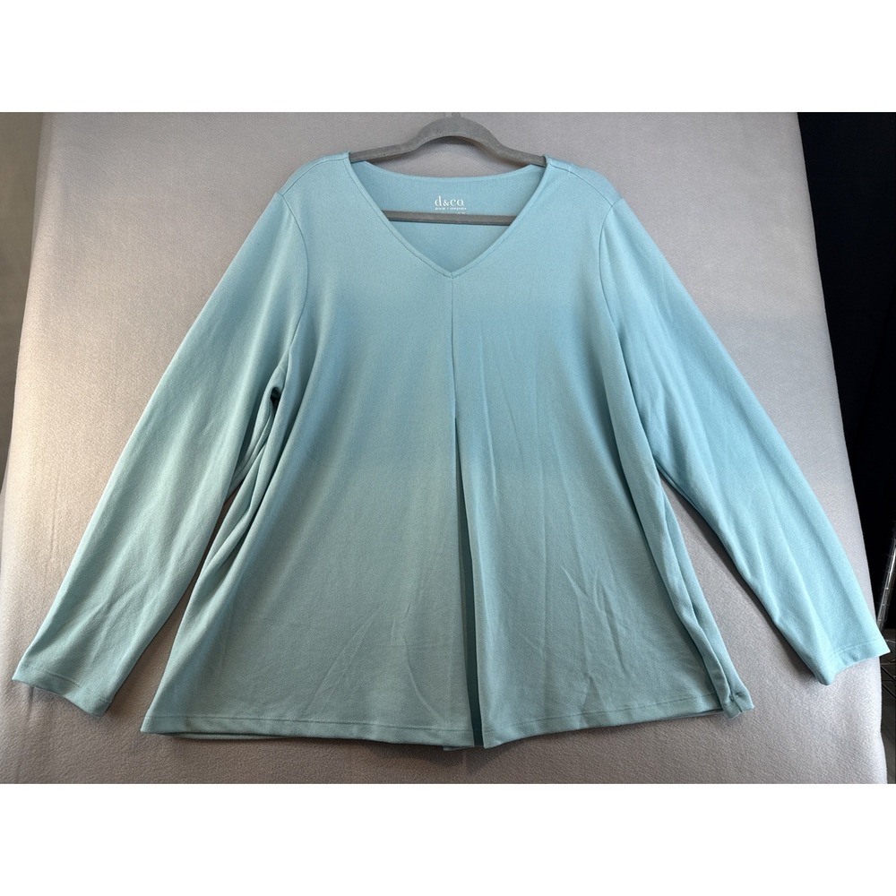 Demin & Company‎ Long Sleeve Top, Plus Size 1X, Casual, Workwear